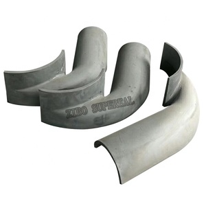 Resistência a Alta Temperatura <span class=keywords><strong>SIC</strong></span> Carboneto De Silício Resistente Ao Desgaste Cerâmica Forrado Placa Tubo - Product Image 2