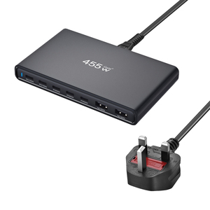 Produits tendance nouveautés multifonctionnel 7 ports pour <span class=keywords><strong>iphone</strong></span> ordinateur portable tablette adaptateur <span class=keywords><strong>chargeur</strong></span> USB 455W GaN <span class=keywords><strong>chargeur</strong></span> Ultra-mince - Product Image 6