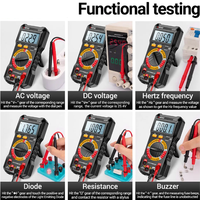 SZ305 multimètre testeurs de condensateur professionnel 1999 comptes voltmètre intelligent AC/DC Votage résistance de courant Ohm outils de Test
