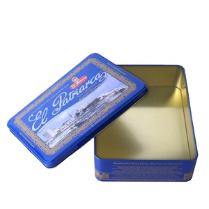 <span class=keywords><strong>Pas</strong></span> <span class=keywords><strong>cher</strong></span> en <span class=keywords><strong>métal</strong></span> boîte en fer blanc rectangle réutilisable à biscuits - Product Image 4