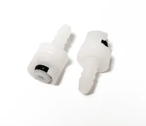 Plinma Pull-Push selbstversiegelnder kreisförmiger Kunststoff-/Metallverbinder für Luftschlauch Kunststoff weiblicher Luer-Schloss NIBP-Anschluss