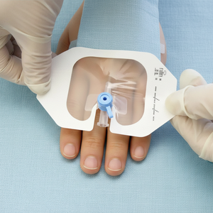 Pansement médical jetable respirant, imperméable et transparent pour fixation de canule IV, <span class=keywords><strong>kit</strong></span> de démarrage IV clinique, doux et résistant - Product Image 3