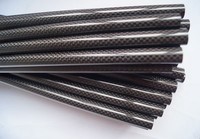 Tube en fibre de carbone industriel de 2 m, 30 mm, pour mât, pied de support, tige de parasol, télescopique, haute résistance, léger