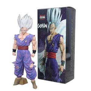 Estatua japonesa Gk <span class=keywords><strong>de</strong></span> 34CM, juguete <span class=keywords><strong>de</strong></span> PVC, <span class=keywords><strong>bestia</strong></span> Gohan GK Super Saiyan, Dios, pelo blanco, modelo <span class=keywords><strong>de</strong></span> estatua <span class=keywords><strong>de</strong></span> Pose <span class=keywords><strong>de</strong></span> pie - Product Image 1