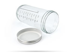 Nhà Máy bán hàng trực tiếp <span class=keywords><strong>sourdough</strong></span> Starter Jar với ngày đánh dấu ăn ban nhạc Nhiệt kế scraper <span class=keywords><strong>sourdough</strong></span> container khâu vải - Product Image 4