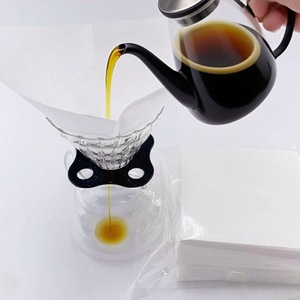 Papier filtre Hm en coton blanc de 48 cm de diamètre pour la filtration de l'huile de cuisson et du café - Product Image 4