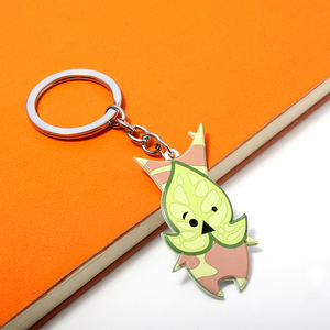 Lindo Llavero Metálico de Personajes del Bosque, Set de Llaveros Esmaltados de <span class=keywords><strong>Korok</strong></span> y Majora's Mask, Anillo de Llaves de Personajes de Juego para Fans - Product Image 5