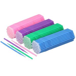 100Pcs <b>Micro</b> Cotton Swab Disposable Applicator Brush for Eyelash <b>Extension</b> - Product Image 1