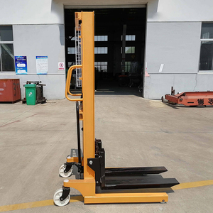 Tek Tonluk Yük Taşıma Kapasiteli, Kamyonlar İçin Tam Elektrikli Hidrolik Boşaltmalı, Kendinden Yükselen İstifleyici, Portatif Elektrikli <span class=keywords><strong>Forklift</strong></span> - Product Image 3