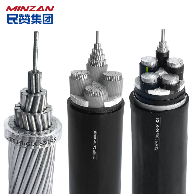 AAC AAAC ACSR ABC Aerial Bundle Cable 0.6/1kv Xlpe Insulation or Bare 3 Core 16mm 25mm 95mm 120mm Aluminium Abc Cable