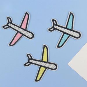 Concise Style Embroidered Three Color Plane Patches Applique - Product Image 1