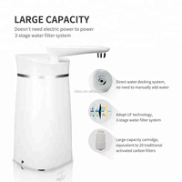 Filtre à eau de comptoir UF, boîtier de filtre à eau de cuisine T33, montage sur robinet, purificateur d'eau à 4 étages, filtre à eau alcaline
