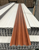 Panneaux muraux rainurés en composite bois-plastique (WPC) et PVC pour décoration intérieure, plusieurs styles, lambris WPC pour murs intérieurs