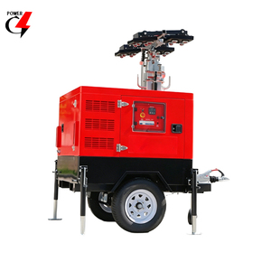 Tour d'éclairage mobile <span class=keywords><strong>diesel</strong></span> 3,5 kVA kW avec lampes LED pour travaux nocturnes - Product Image 4