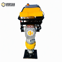 Pilon vibratoire thermique 3kW 70kg pour le compactage du sol sur chantier de construction