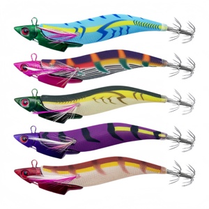 Precio al por mayor: Señuelo de pesca <span class=keywords><strong>Egi</strong></span> de 134 mm y 39 g, 5 colores, de madera luminosa biónica con anzuelo de paraguas, para agua salada, para pulpo y camarón - Product Image 1