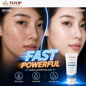 Gel Nettoyant Exfoliant Quotidien Visage à l'Acide Salicylique et aux Herbes, Apaisant et Apaisant pour Adultes, Application Matière Première - Product Image 1