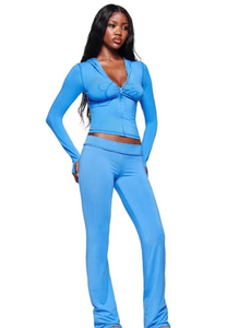 Lente 2026 Dames Casual Ademend 2-delig Set met Lange Mouwen Jas en Broek in Polyester/Spandex - Product Image 6