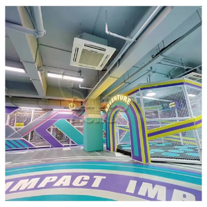 <span class=keywords><strong>Parco</strong></span> Giochi Indoor Personalizzato a Tema Cyberpunk |   <span class=keywords><strong>Parco</strong></span> Giochi Morbido Multilivello e Trampolino con Percorso Ninja, Zipline e Piscina di Palline - Product Image 4