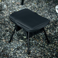 Mesa Plegable de Aleación de Aluminio Estilo Militar para Campamento y Picnic al Aire Libre, Mueble Plegable Portátil de Doble Uso
