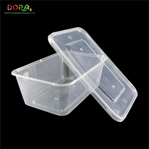 Công suất lớn 1000ml nhựa thực phẩm lưu trữ <span class=keywords><strong>container</strong></span> nhà hàng thức ăn nhanh hộp - Product Image 2