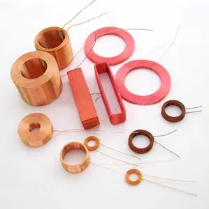 Bobina de núcleo de aire hecha a medida, bobina de cobre de inducción, alambre de cobre personalizado