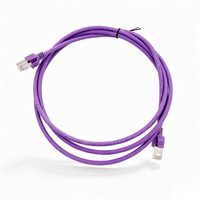 كابل إيثرنت Cat6، كابل شبكة RJ45، كابل LAN أرجواني، سلك توصيل إنترنت عالي السرعة للراوتر والكمبيوتر والمحول