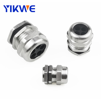 Presse-étoupe multi-trous étanche IP68 métrique M63 en acier inoxydable métal 63 mm
