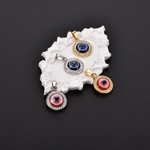 Charmes turcs de haute qualité en acier inoxydable plaqué or 18 carats, pendentifs de style bohème, colliers tendance unisexes, fabrication de bijoux - Product Image 6