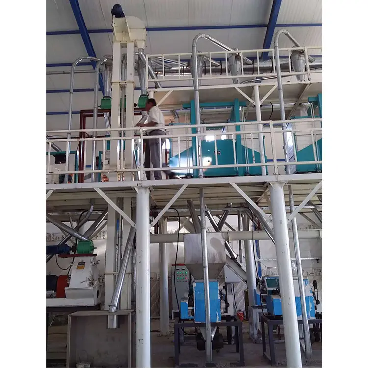 Proses Produksi Tepung Jagung 30 T/24H Harga Penggiling Jagung