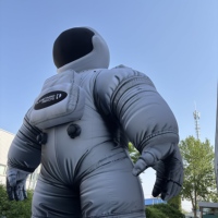 Costume d'astronaute gonflable géant personnalisé avec souffleur d'air - Affichage publicitaire imperméable et résistant aux intempéries