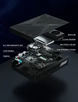 Mini PC Gamer Hystou avec carte graphique dédiée GT RTX 3050, processeur Core i5/i7 12e/13e génération, 4K/8K, 4 écrans, RAM DDR4, disque SSD