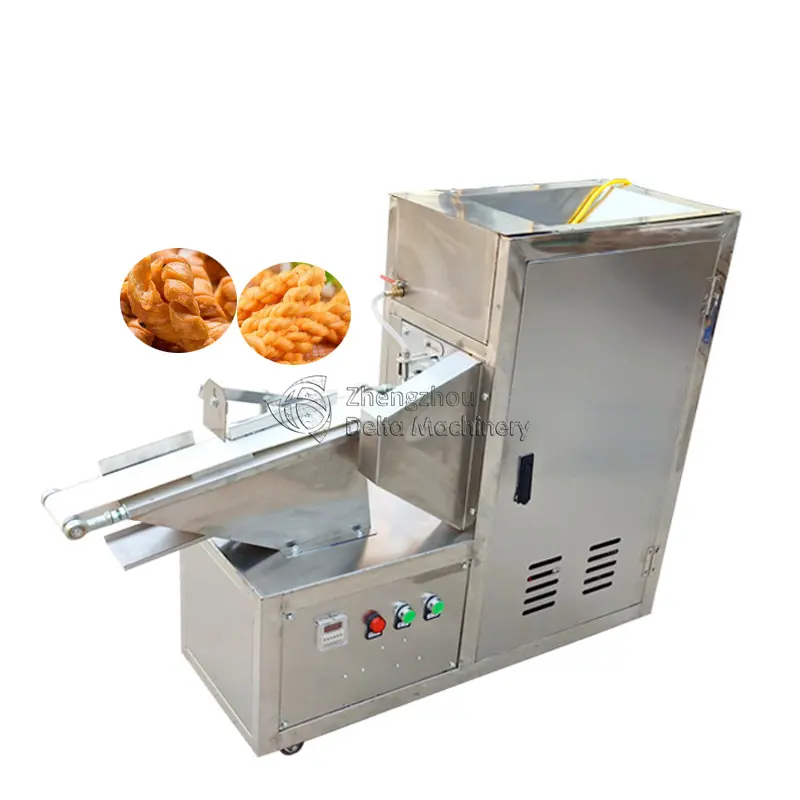 Commercial Use Crispy Twirls Making Machine Dough Twist Maker Salted Shallot Fried Dough Twist Making Machine
