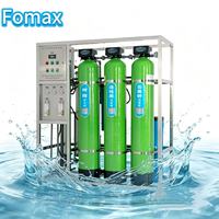 Système de dessalement d'eau saumâtre automatique écologique par osmose inverse, en acier inoxydable, pour usine de traitement d'eau RO, 500 LPH