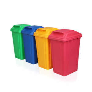 Set di Bidoni per la Raccolta Differenziata da 20 Litri Ampiamente Utilizzato e Pratico con <span class=keywords><strong>Porta</strong></span> <span class=keywords><strong>Sacchetti</strong></span> - Product Image 1