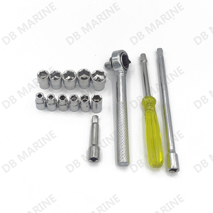 Clés à douilles industrielles de qualité supérieure IMPA 610110, finition chromée/satinée, 3/<span class=keywords><strong>8</strong></span> pouces, outils de quincaillerie - Product Image 3
