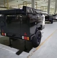 Caravan Trailer Mini Teardrop Trailer Camper Offre Spéciale Petit Off Road Teardrop Caravan Camping Travel Trailer avec tente