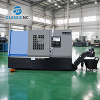 Tour CNC TCK600 à banc incliné, machine de tournage CNC haute précision pour l'usinage de pièces à arbre moyen