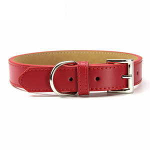 <span class=keywords><strong>Collar</strong></span> de Perro de Cuero PU Acolchado de Doble Capa, Moderno, Simple, Duradero y Suave, con Remaches y Correa con Patrón Sólido para Perros - Product Image 5