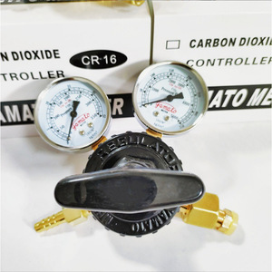 Régulateur de pression de dioxyde de carbone à double manomètre de style japonais de qualité export pour YAMATO, non chauffant / Vanne de réduction de CO2 - Product Image 2