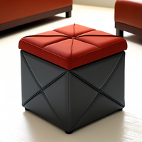 B2 Bailey poufs pliants banc de rangement lit 1227 pièces épée grande chaise pied tabouret salon avec pouf