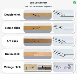 <span class=keywords><strong>Suelo</strong></span> <span class=keywords><strong>laminado</strong></span> impermeable simple y <span class=keywords><strong>natural</strong></span> con espesores de 8mm y 12mm, adecuado para hogares y oficinas - Product Image 5