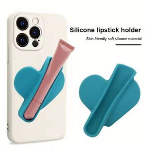 Waterproof Suction case Lipstick <b>Holder</b> Heart Shaped Accessories Lip Glaze for <b>Iphone</b> 16ProMax - Product Image 2