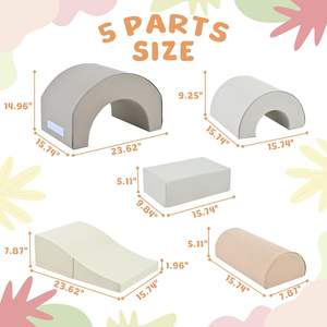 Bloques de Espuma de Cuero PU Suaves y Duraderos para Niños, Fabricados en Indonesia, para Juego Activo y Escalada - Product Image 2