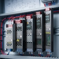 Alimentation LED AC-DC 230V 10A simple 60Hz industrielle