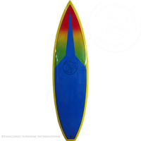 Planches de surf courtes en fibre époxy, couleur, peinture colorée