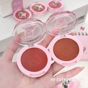 Fard à joues crémeux léger à fini satiné GEGE BEAR, poudre compacte pour le maquillage, fard à joues crémeux longue durée, couleur intense - Product Image 5