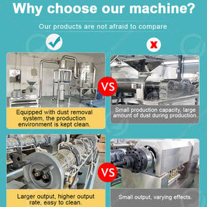 דגי אוקיינוס מזון כלבים מזון אקסטרודר חימום יבש מזון כלבים מזון להפוך את המחיר מכונה - Product Image 5