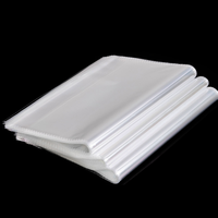 Sacs en plastique transparents OPP auto-adhésifs sans BPA, refermables, avec fermeture éclair, pour l'emballage des vêtements, réutilisables