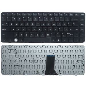 Teclado Negro con Marco para <span class=keywords><strong>HP</strong></span> <span class=keywords><strong>Pavilion</strong></span> <span class=keywords><strong>DM4</strong></span> <span class=keywords><strong>DM4</strong></span>-1000 <span class=keywords><strong>DM4</strong></span>-1100 <span class=keywords><strong>DM4</strong></span>-1200 <span class=keywords><strong>DM4</strong></span>-1300, Serie <span class=keywords><strong>DM4</strong></span>, EE. UU. - Product Image 1